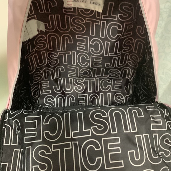 Justice Backpack & Lunchbox Lunch Bag Pink Aqua Girl - Picture 8 of 17